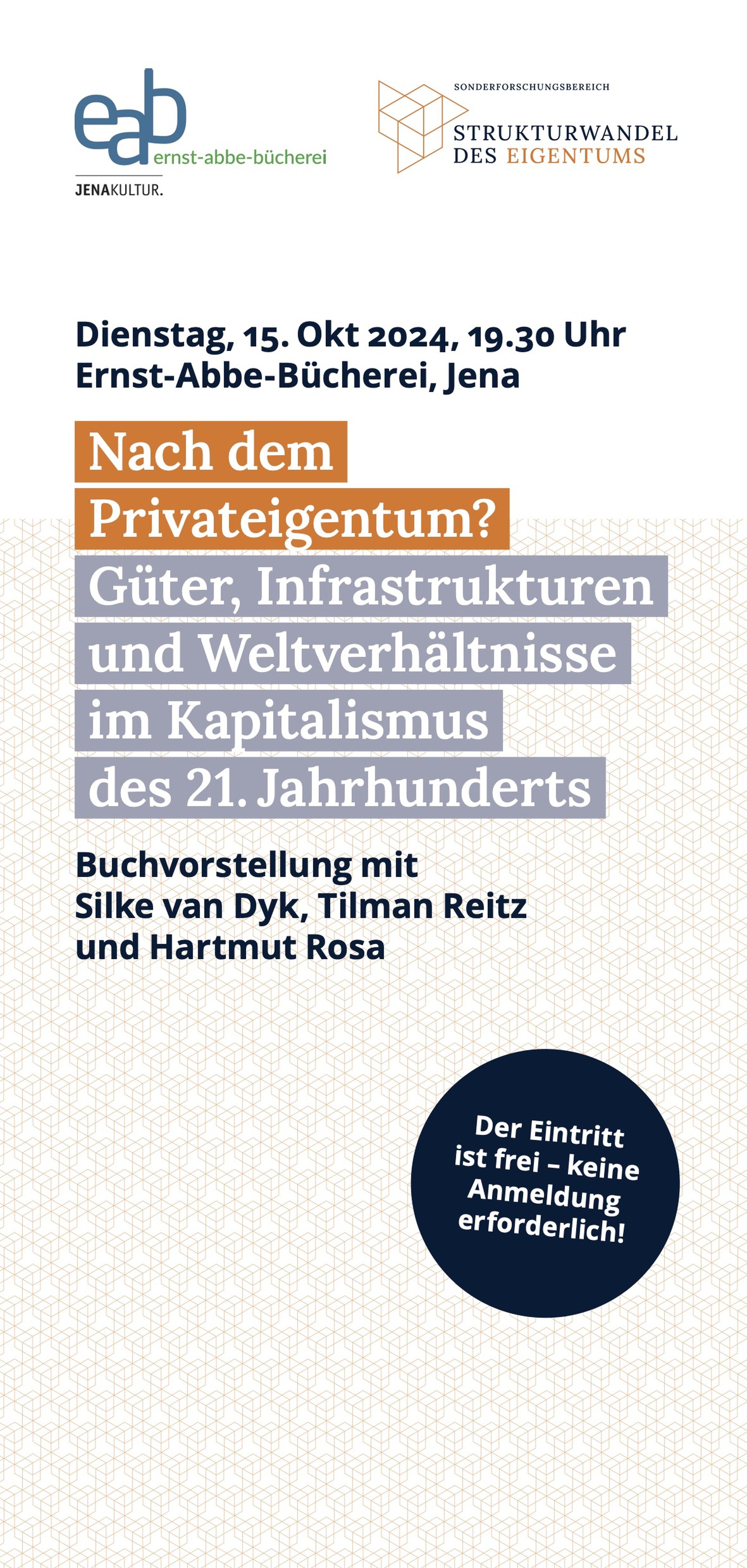 Flyer Buchvorstellung